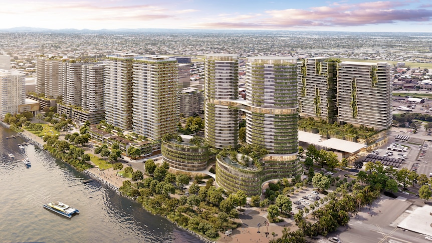Brisbane waterfront approved for 2,200 homes but none affordable