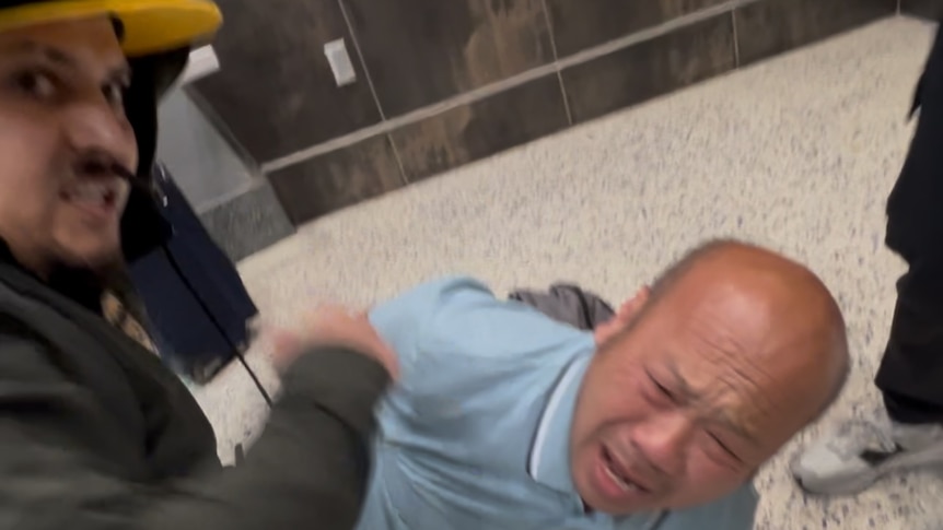 Footage shows Australian man handcuffed by ICE agents in Las Vegas airport