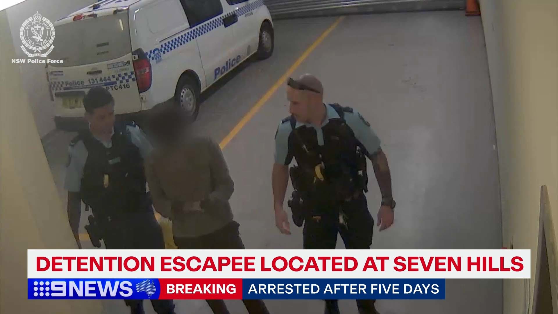 Gang rapist detained after five-day manhunt in Sydney