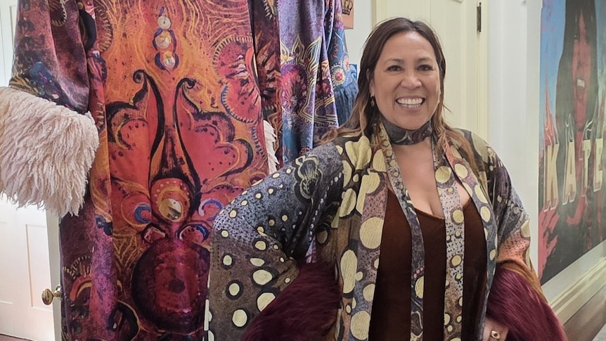 Kate Ceberano swaps singing for embroidery