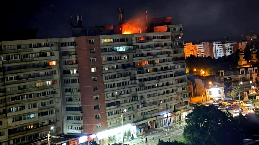 NATO slams 'reckless' Russia after drone hits Romanian apartment block