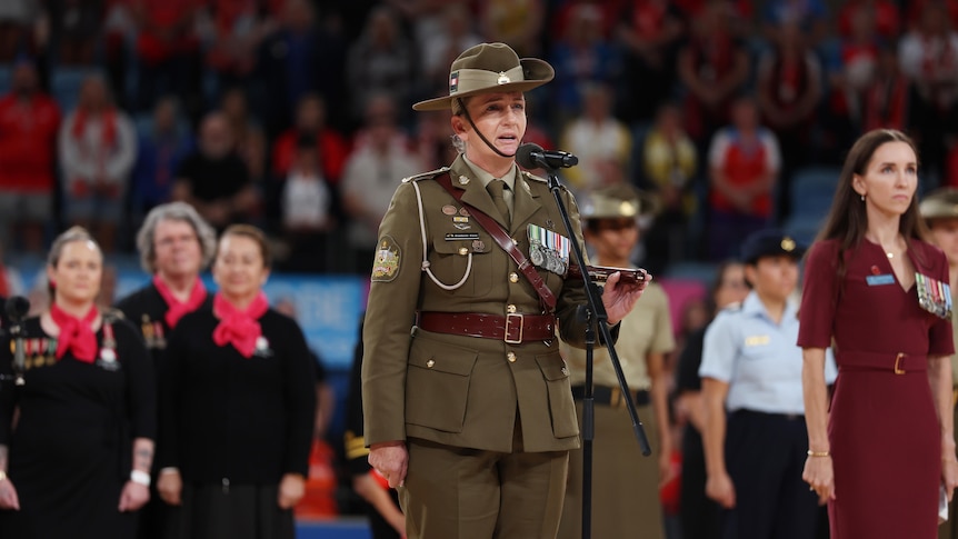 Netball's powerful statement on Anzac Day