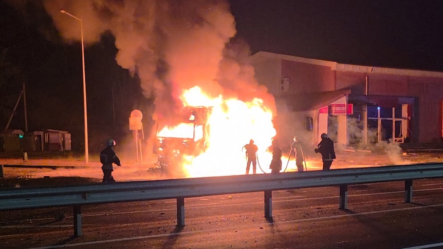 Russian strike on Ukraine-Poland border shows war at Europe's 'doorstep'