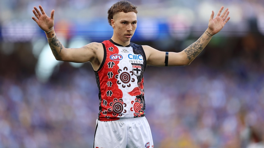 St Kilda's Lance Collard found guilty of using homophobic slur against opponent