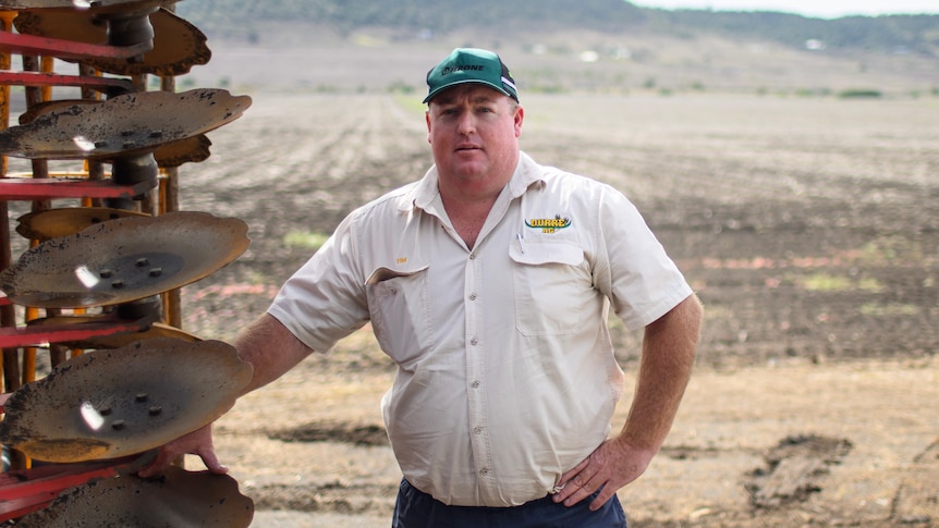 'The sword is still hanging': Farmers in limbo as Inland Rail land sits idle