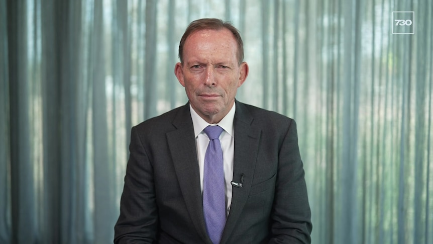 Tony Abbott returns to political life as Downer drops out of race for Liberal Party president